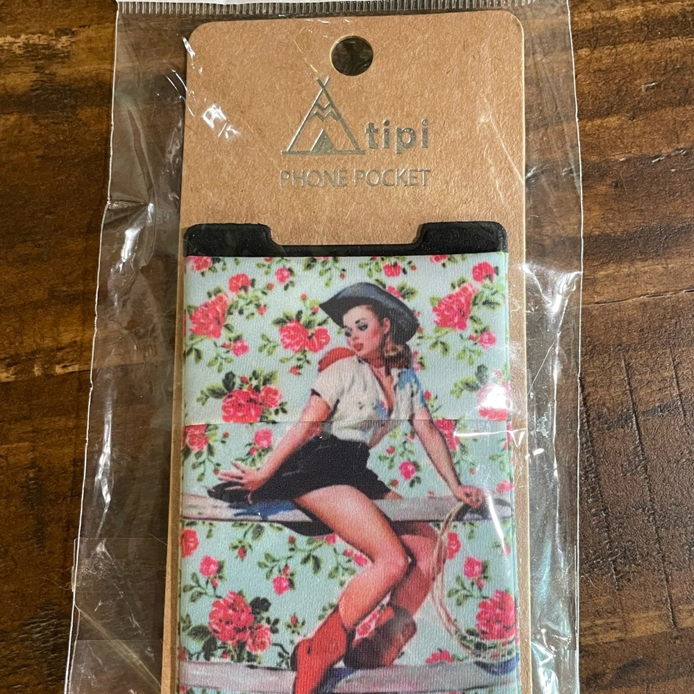 Atipi Floral Cowgirl Phone Pocket